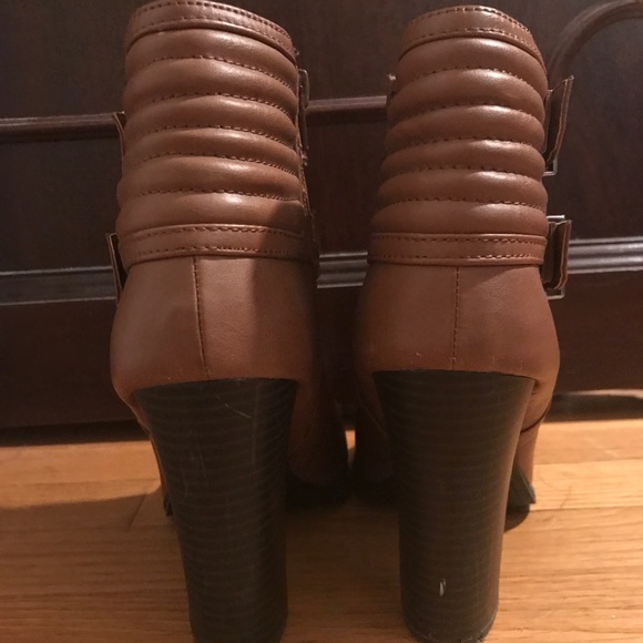 Express Ribbed Double Buckle Bootie - Picture 2 of 5