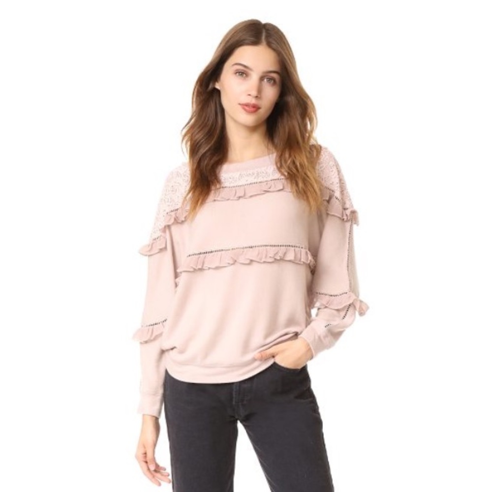 🎉FINAL PRICE🎉LOVE SAM ruffled pullover sweater