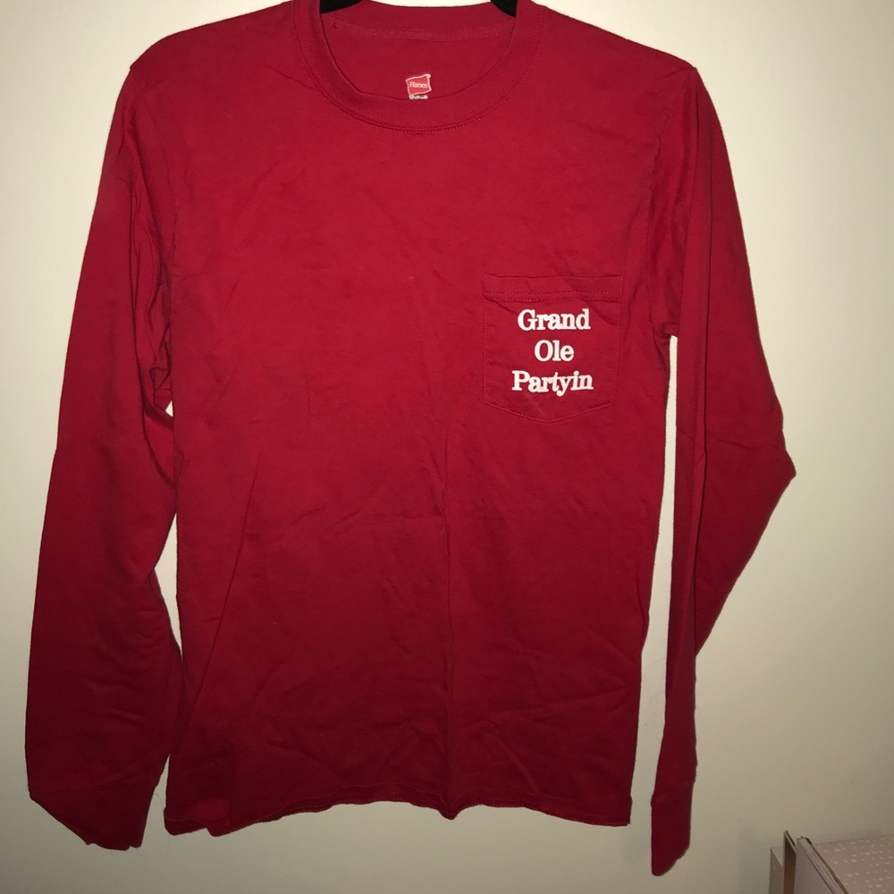 Red Long sleeve GOP/ Republican shirt