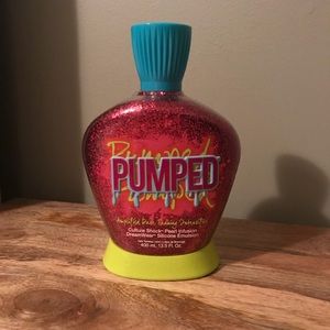 Pumped tanning lotion