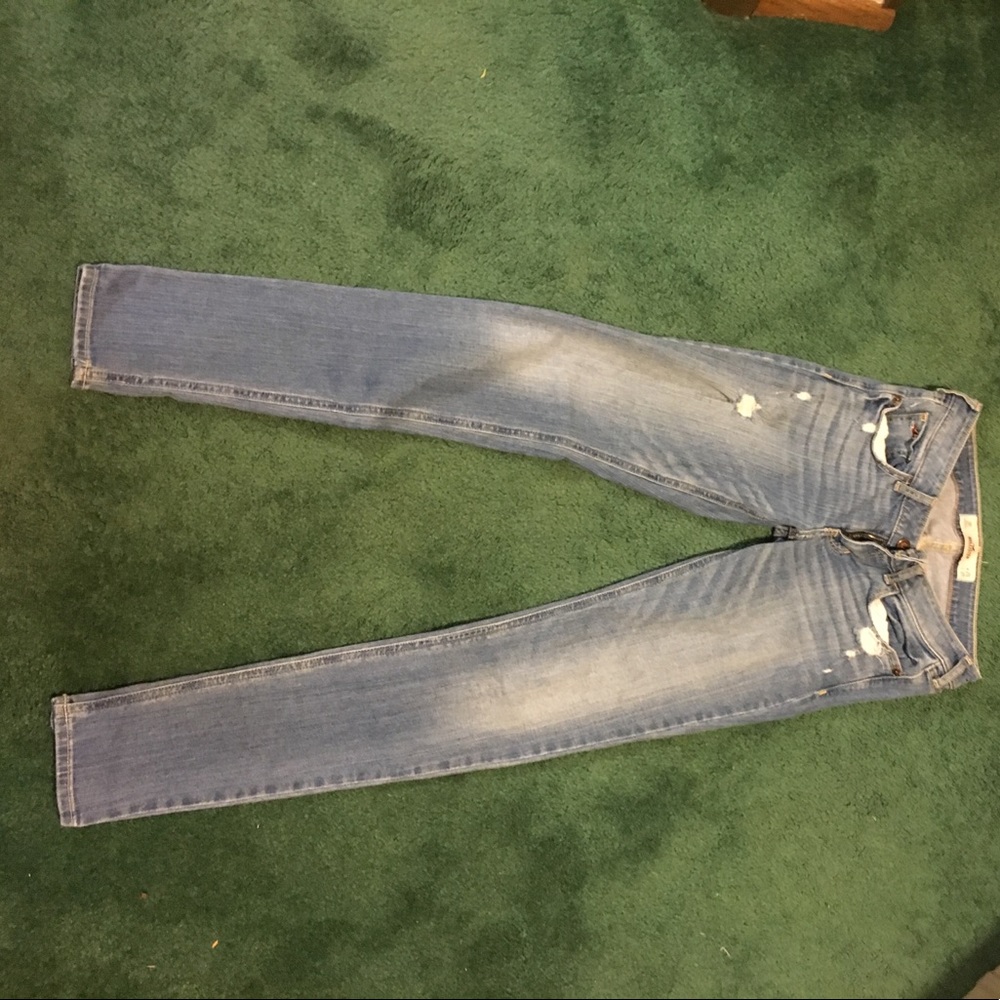 Lightly distressed, Hollister jeans