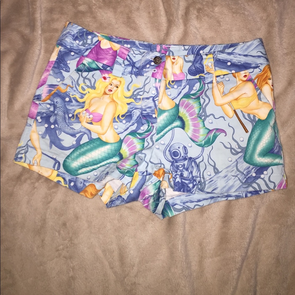 Loudmouth women's mermaid shorts