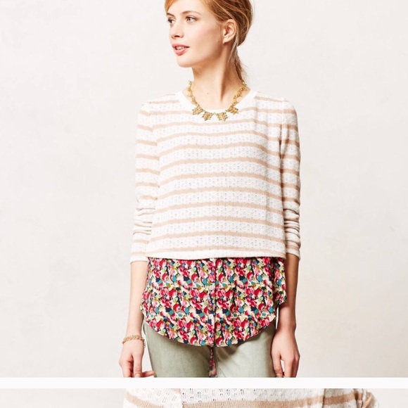 Postmark Layered Ginny Pullover Top. Anthropologie - Picture 5 of 8