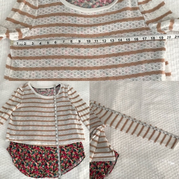 Postmark Layered Ginny Pullover Top. Anthropologie - Picture 7 of 8