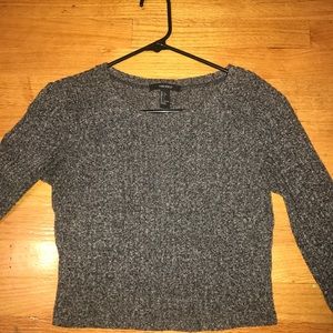 Cropped sweatshirt