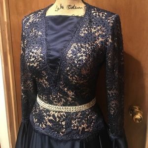 Jovani Navy Blue Gown