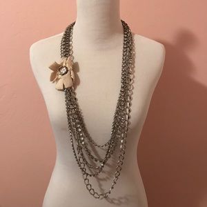 Club Monaco chain layered necklace