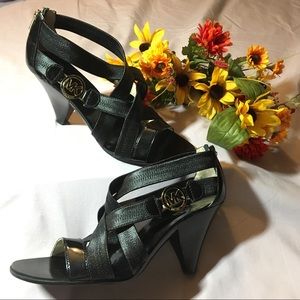 Michael Kors Robertson Sandal Zip Heel