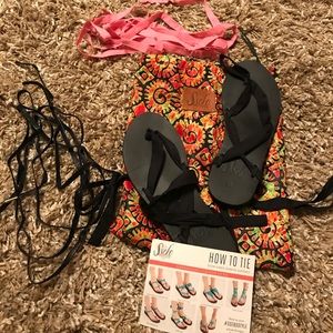 Sseko sandals and accessories