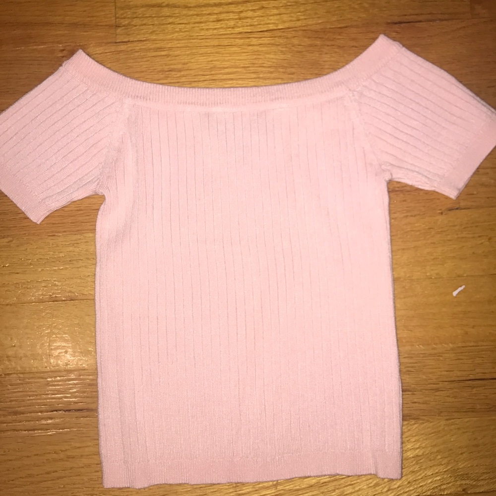 Pink off the shoulders