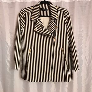 Zara Trafaluc black and white jacket