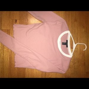 Pink with white cropped top