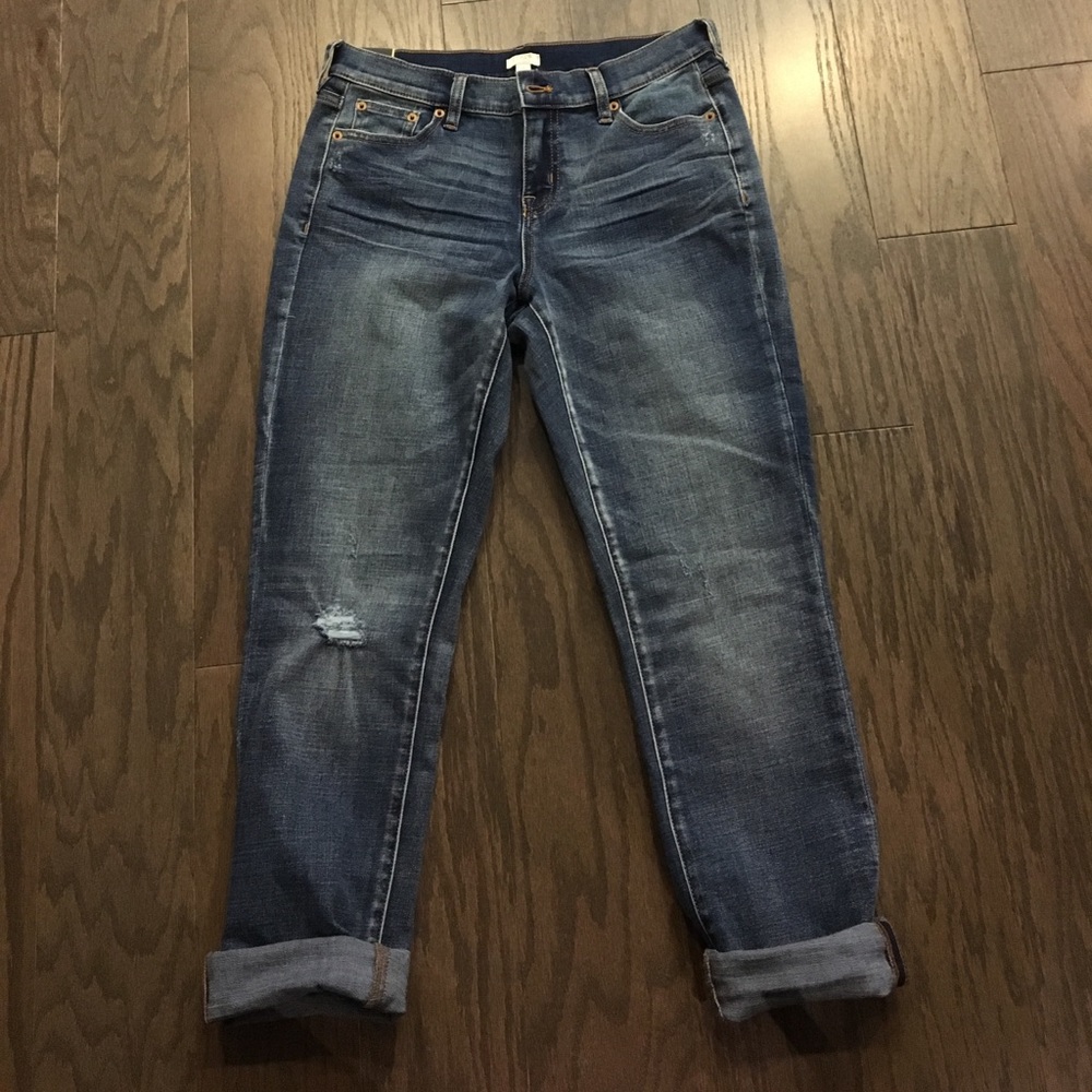 Jcrew slim boyfriend jean brand new