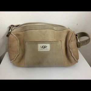 Women’s UGG Australia sheepskin beige small purse