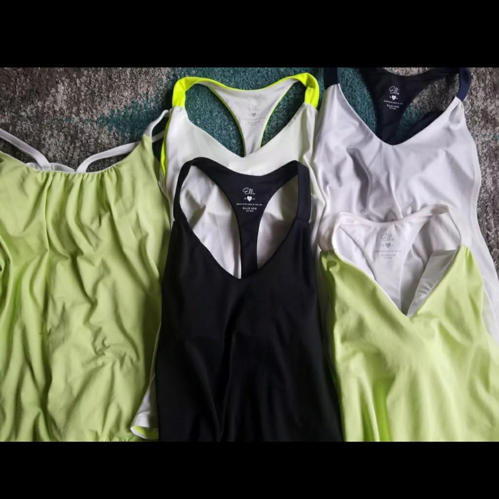 5 Ellie brand workout tanks