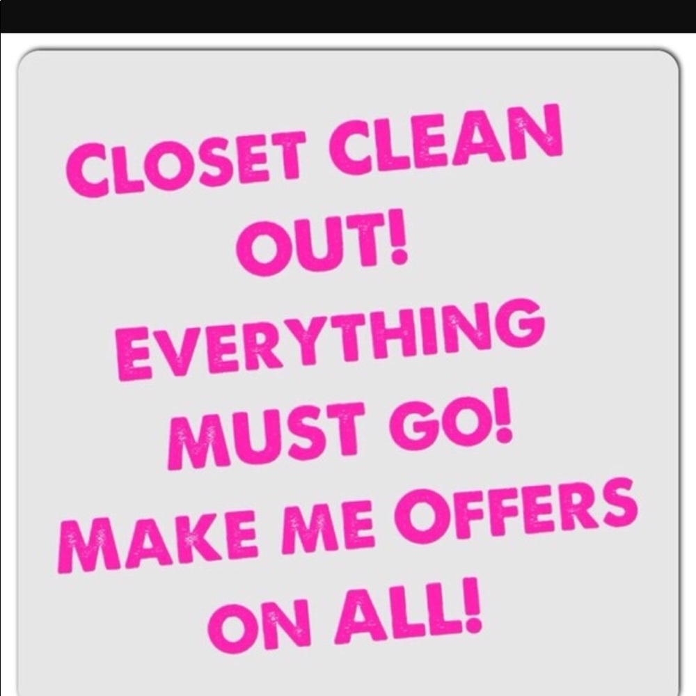 IF YOUVE LIKED MAKE AN OFFER!! Close out sale!