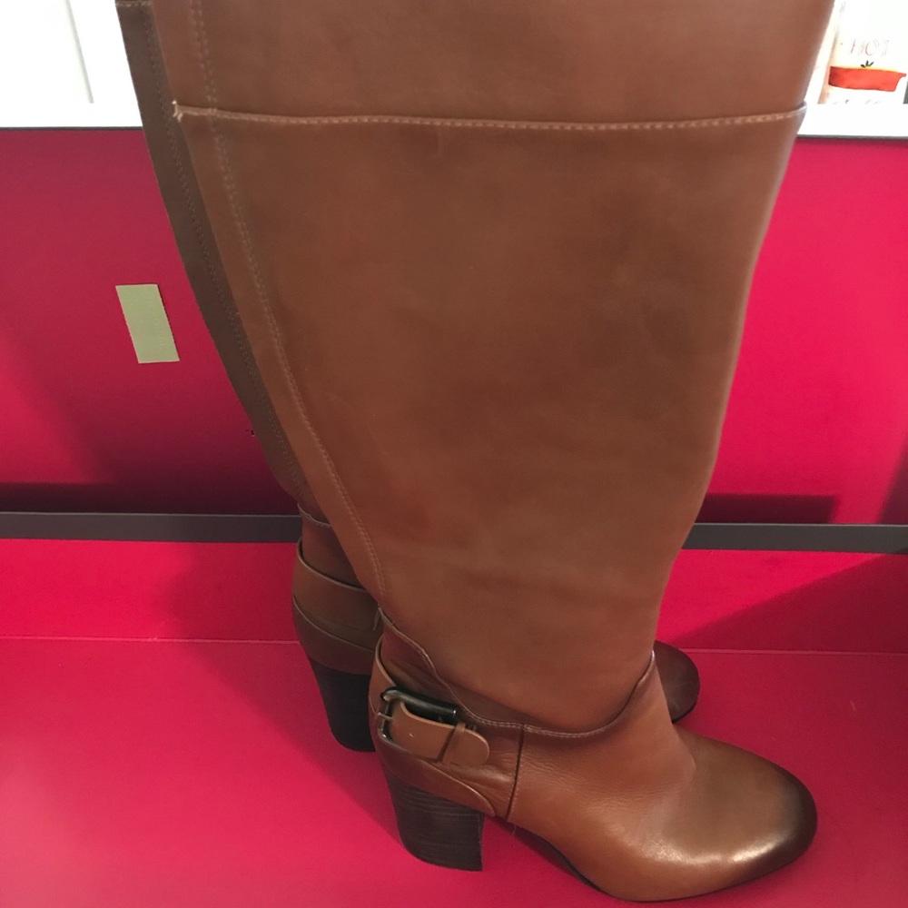 Vince Camuto Warm Brown Leather Boots