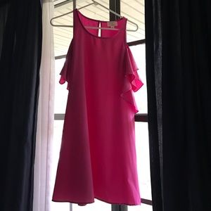 Francesca's Everly Pink Shift Dress