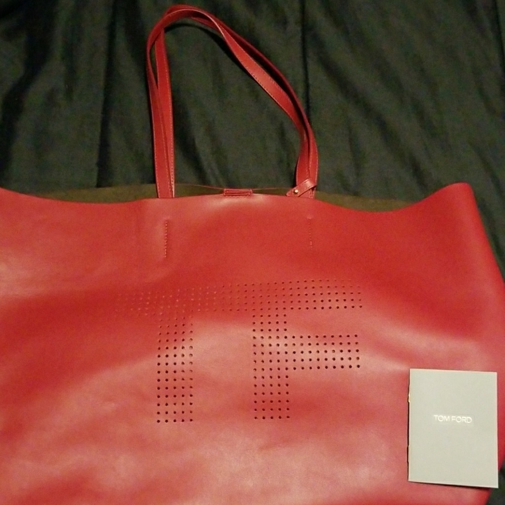 ❌SOLD❌ - Red Tom Ford tote