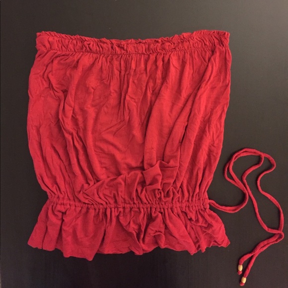 Strapless Guess drawstring top - Picture 1 of 2