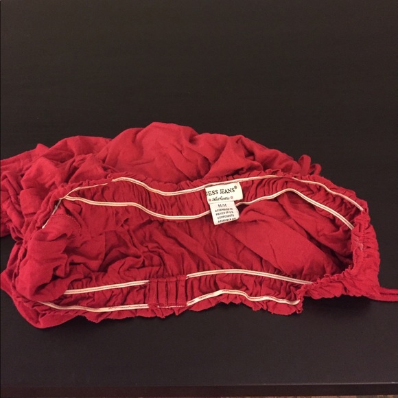 Strapless Guess drawstring top - Picture 2 of 2