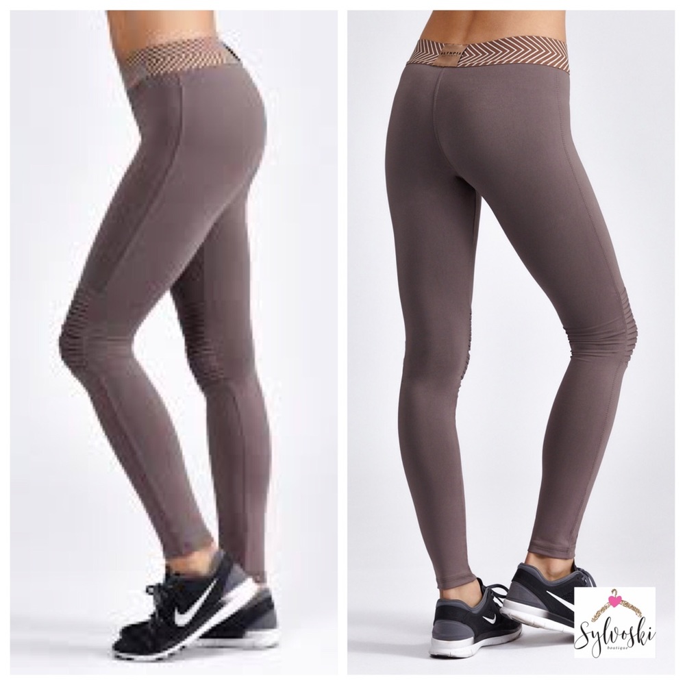 🆕Olympia Activewear Moto Clay Legging - Picture 1 of 5