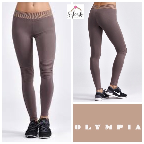 🆕Olympia Activewear Moto Clay Legging - Picture 3 of 5