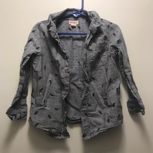 Robot button down shirt