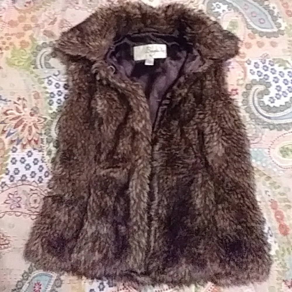 Faux Fur Vest NWOT