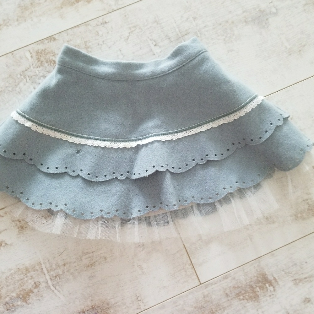 Janie and Jack wool skirt sz 3-6 months