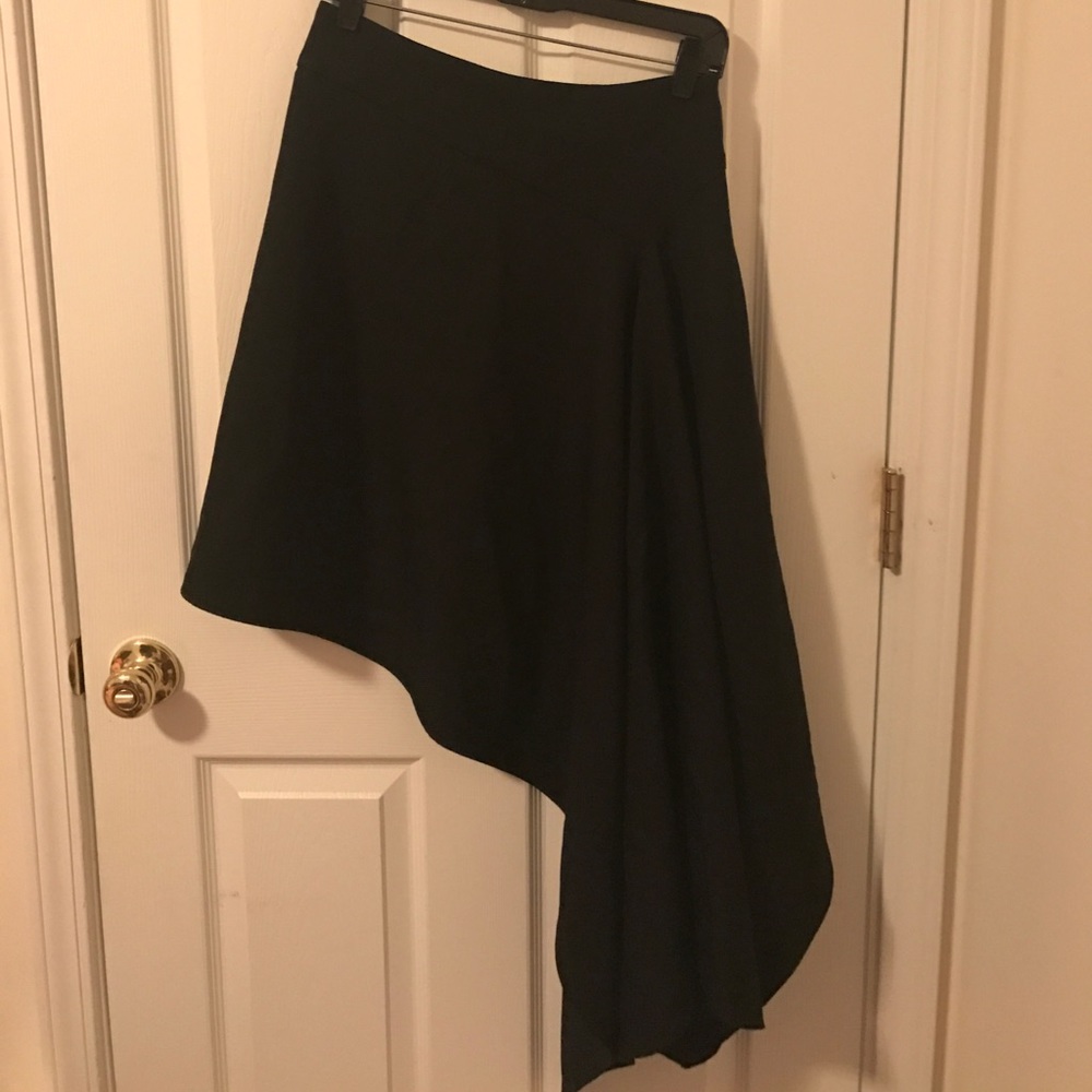 A black Alexander McQueen skrit