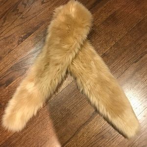 Faux fur scarf