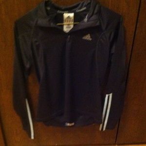 Adidas small long sleeve workout top