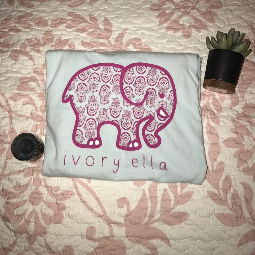 Ivory Ella log sleeve tee