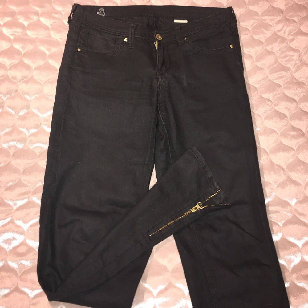 Black Wax Jeans