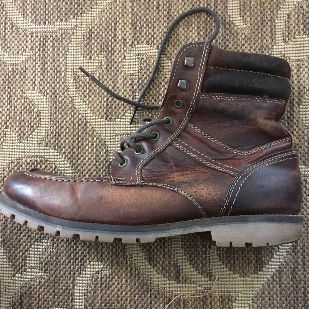 Red Tape Leather Boots