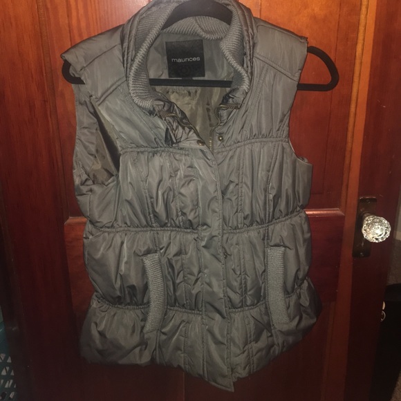 Maurices Jackets & Blazers - green vest perfect condition