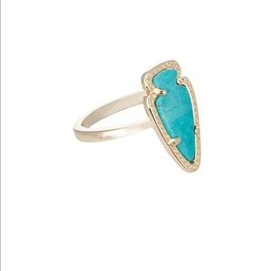 Kendra Scott Skylen Arrowhead ring in turquoise