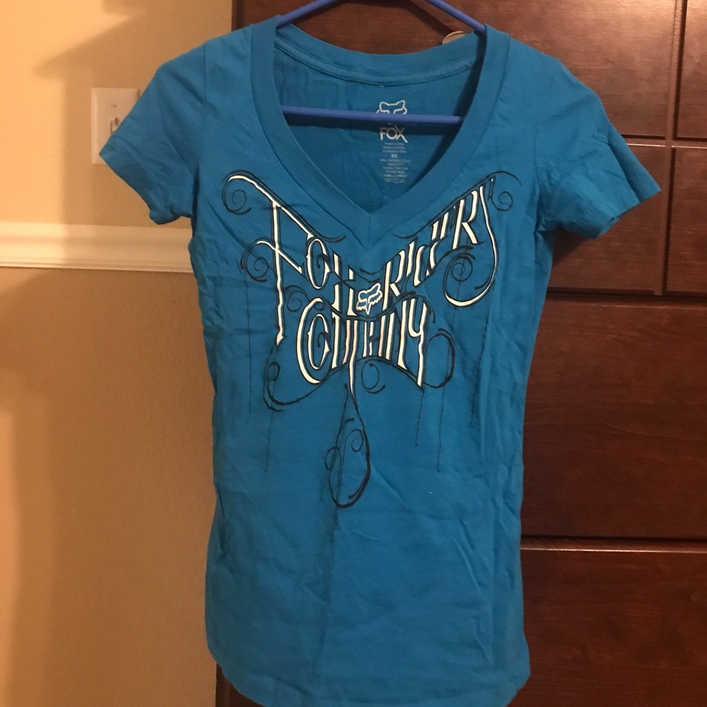 Fox racing company vneck tee