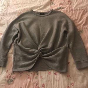 Nasty Gal twisted front sweater