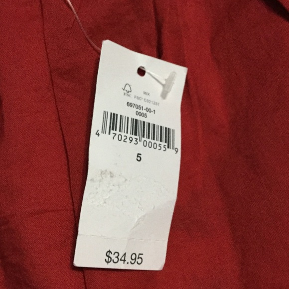 Skirt red gap size 5 - Picture 5 of 5