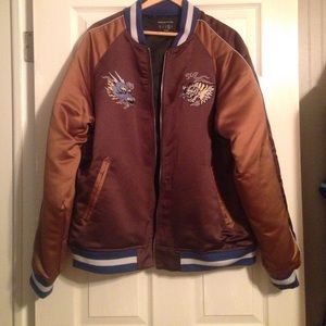 Urban Outfitters dragon and tiger Varsity Jacket