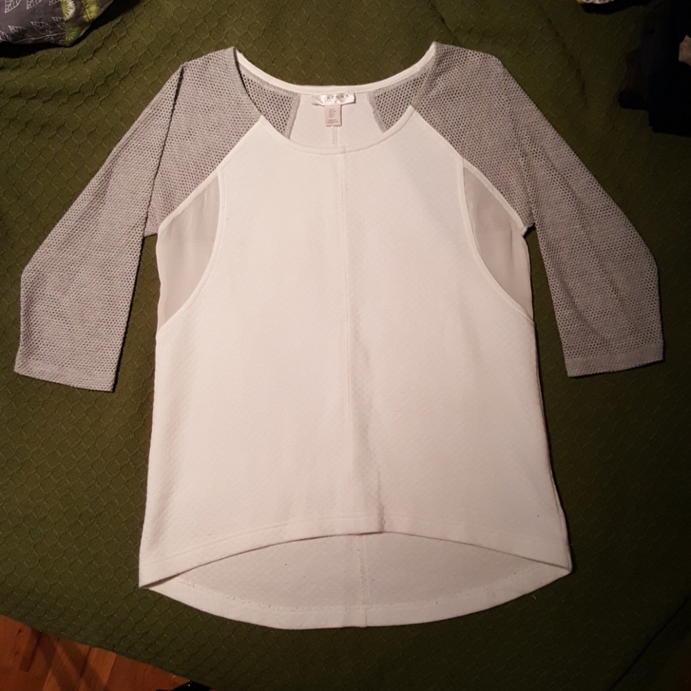 Hi-Lo dressy sweatshirt