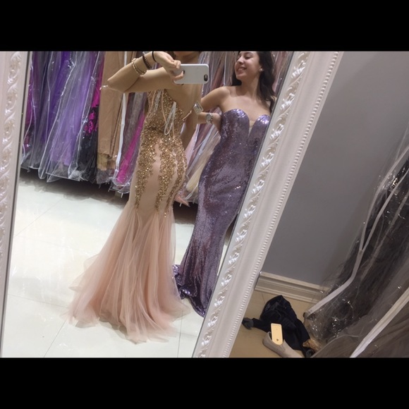 Prom dress! got it at castle couture best nj store - Picture 5 of 5