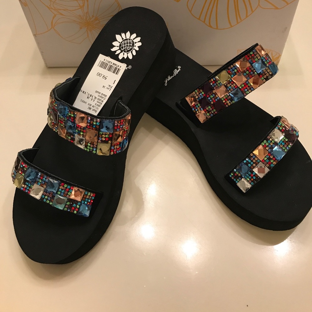 Yellow Box Sandals