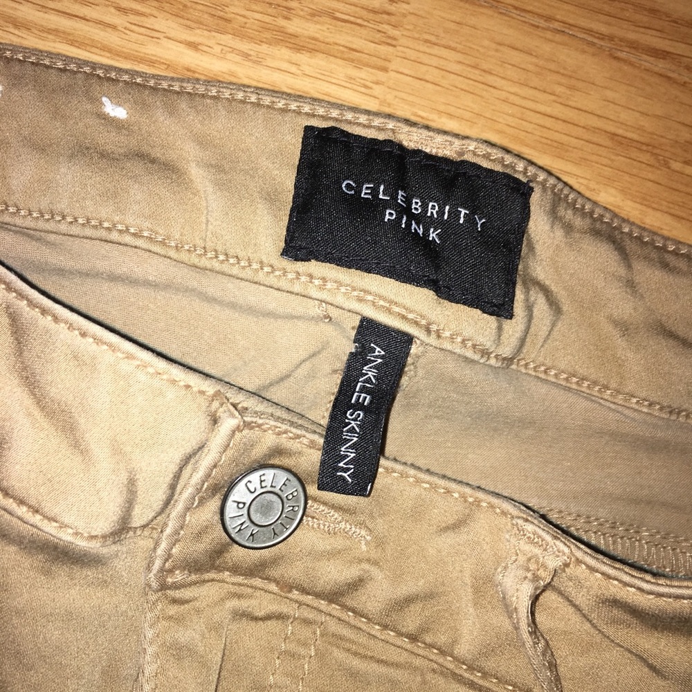 Celebrity Pink Ankle Skinny Khaki Pants