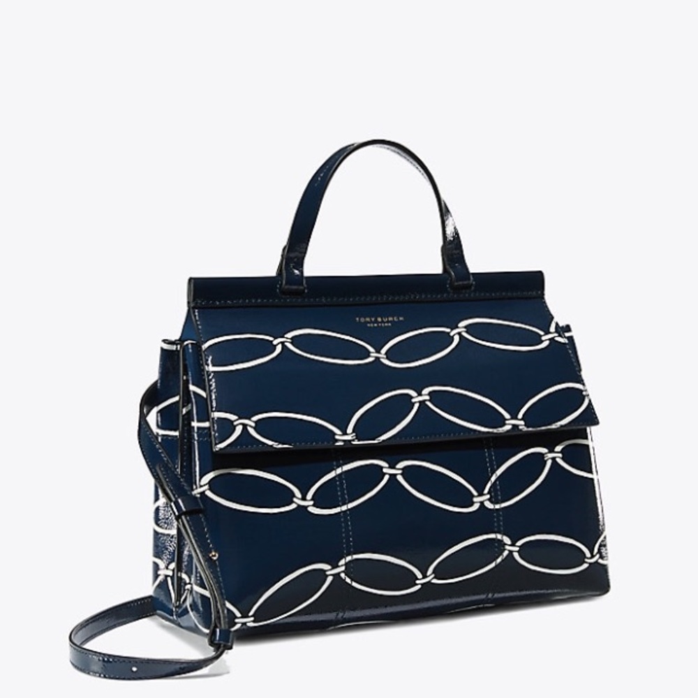 Tory Burch T Printed Satchel