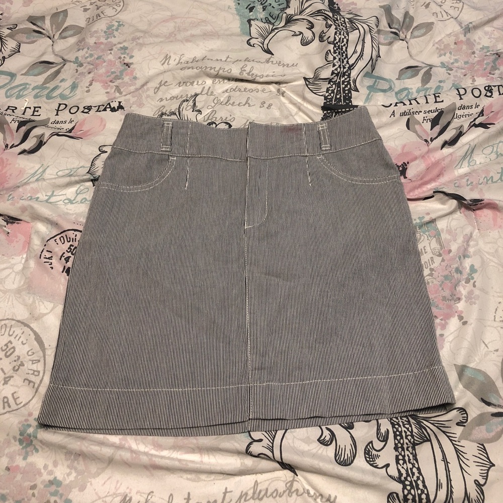 Striped Calvin Klein Pencil Skirt Size 0
