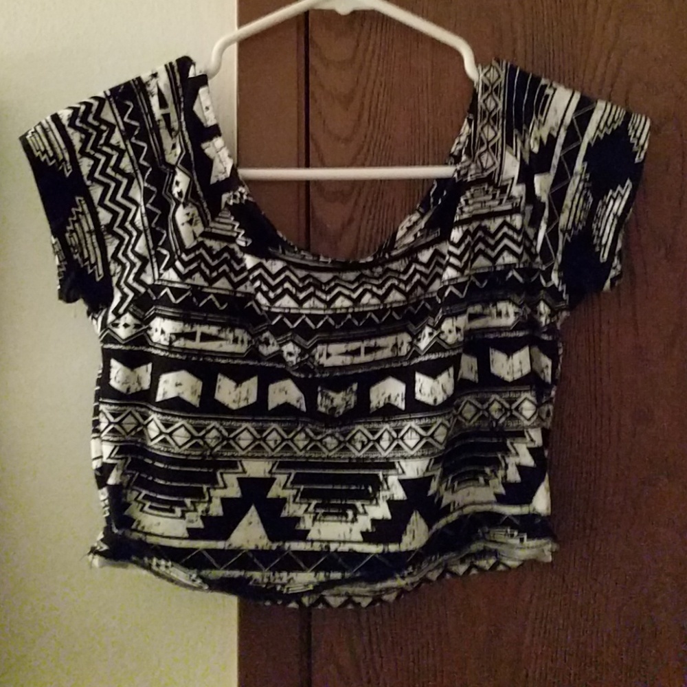 Tribal crop top.