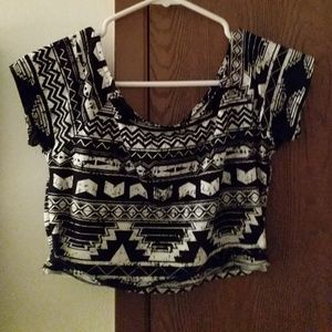 Tribal crop top.